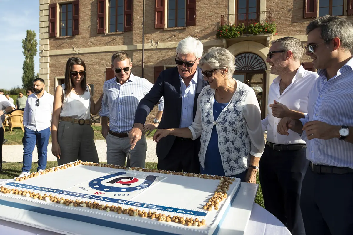 Organizzazione evento per il 10° anniversario di Rubiera Special Steel SpA