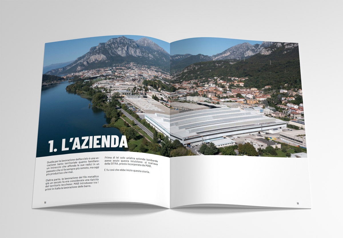graphic design per report di sostenibilità